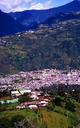 Views of Banos from up higher on the mountain road.